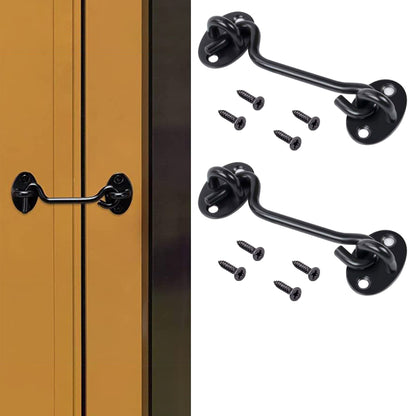 Cabin Hook Eye Brass Gate Hook Window Barn Door Latch Shed Lock Catch Holder