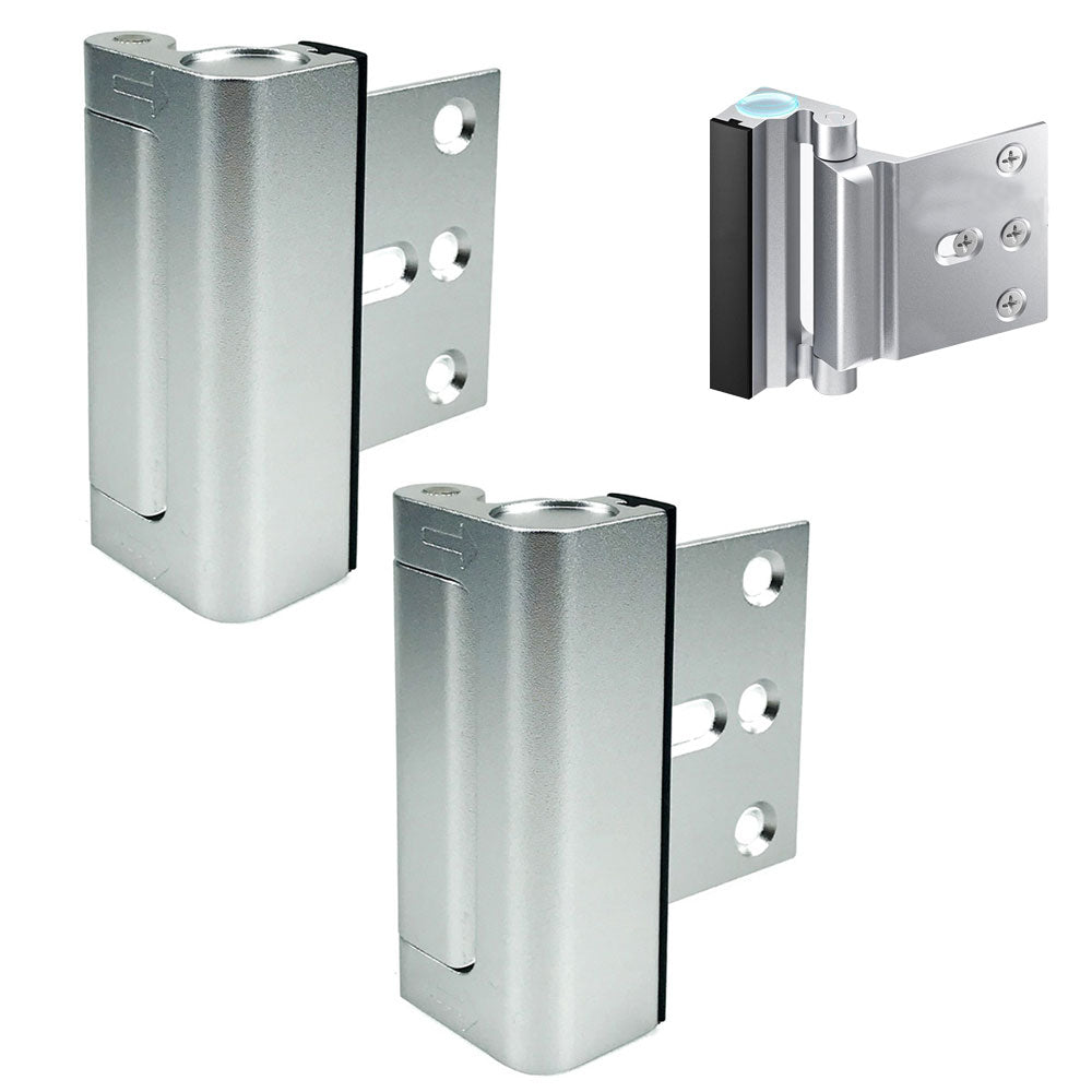 2Pcs Heavy Duty Home Security Defender Door Lock Reinforcement Protection Latch