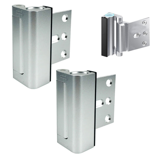 2Pcs Heavy Duty Home Security Defender Door Lock Reinforcement Protection Latch