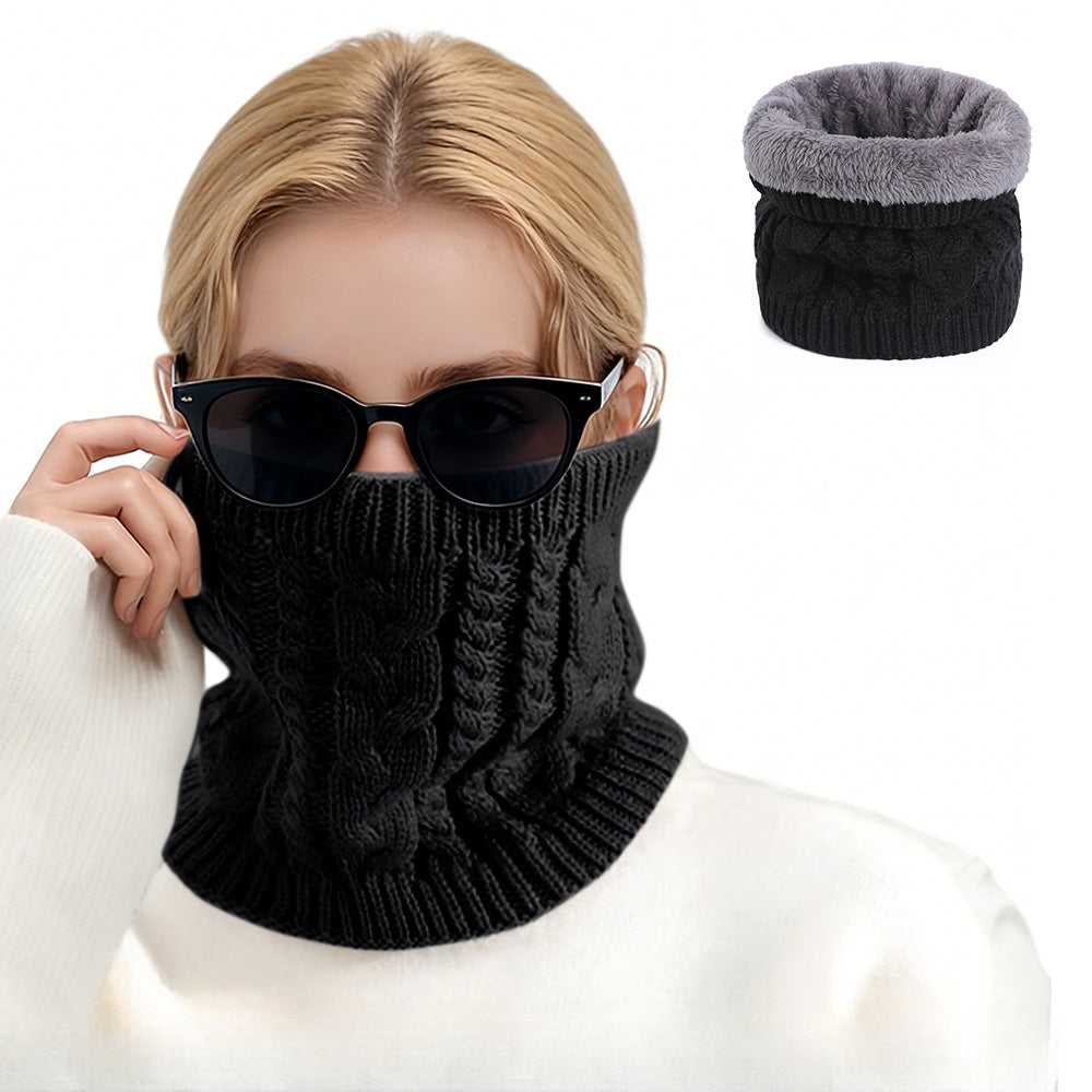 Winter Neck Gaiter Fleece Thick Neck Warmer Cover Ski Gaiters for Men Women