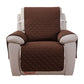Recliner Chair Slipcover Water Resistant Couch Cover Furniture Protector with Elastic Straps