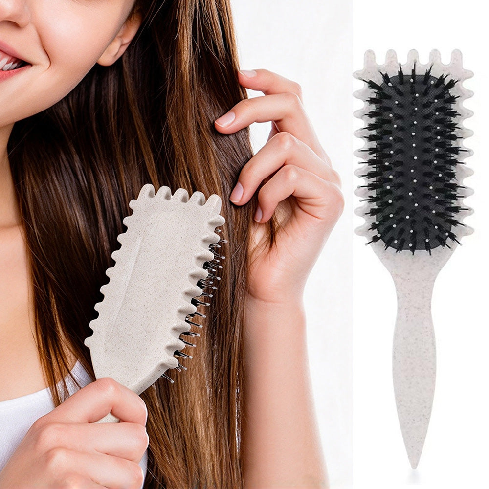 Large Wave Curl Styling Detangling Hair Brush for Daily Use