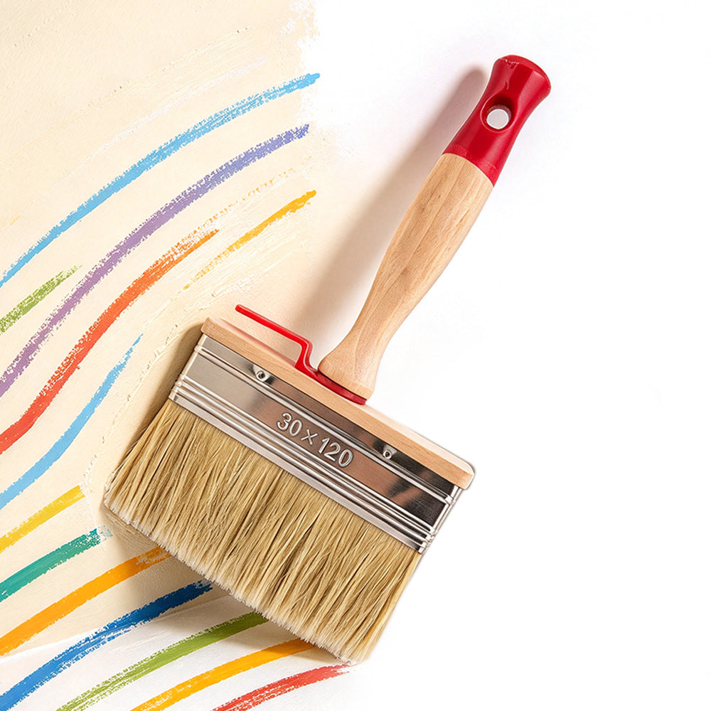 Thickened Square Paint Brush 3 cm PET Bristle for Wall Fence Door