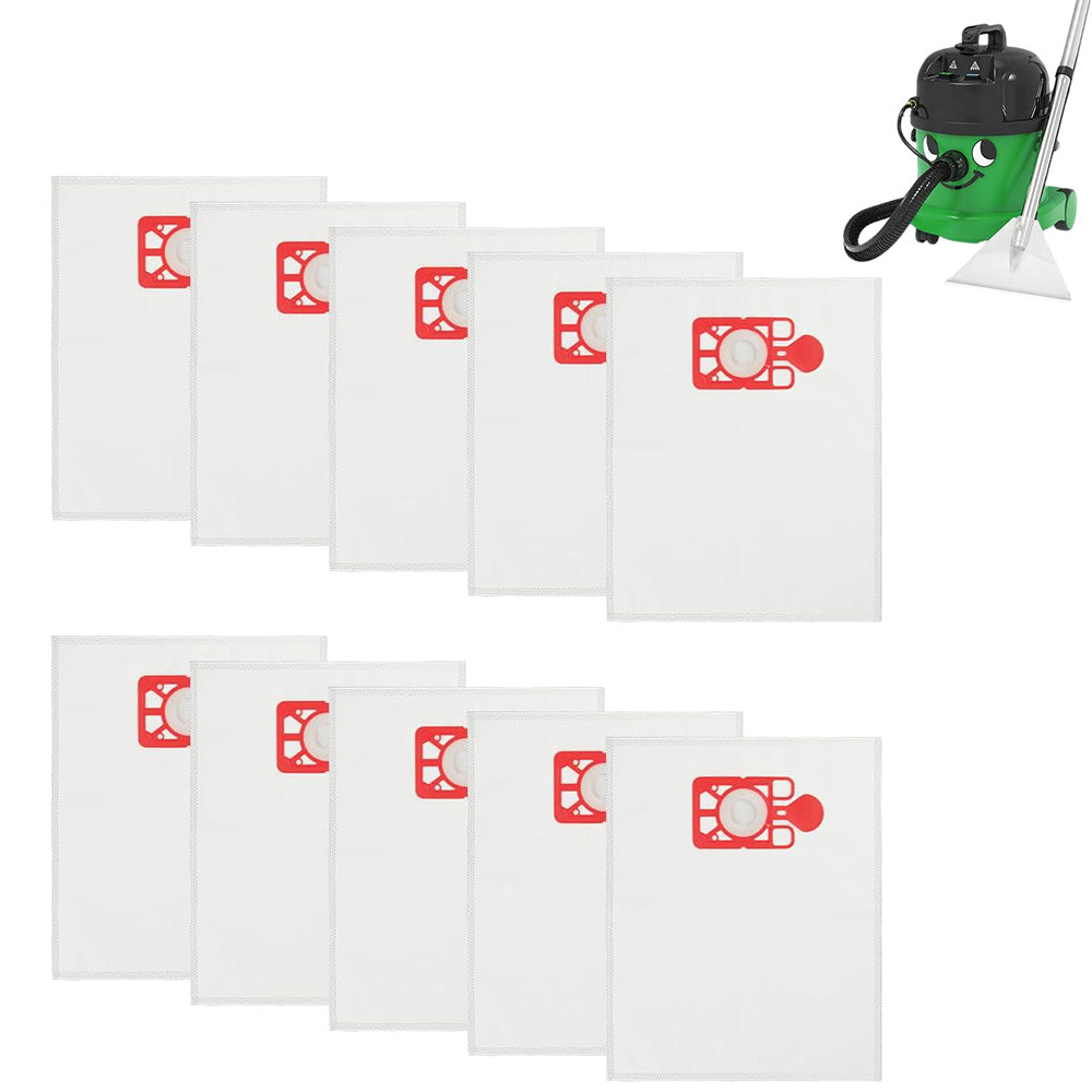 10 Pack Vacuum Dust Bags Compatible with Numatic Henry Hetty Harry HVR200
