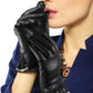 Womens Winter PU Leather Touchscreen Gloves Texting Warm Driving Gloves