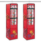 2Pcs Hanging Wrap Organizer Wrapping Paper Storage Hanging Storage Bag
