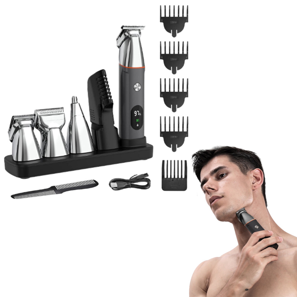 Washable Electric Hair Trimmer Kit For Men
