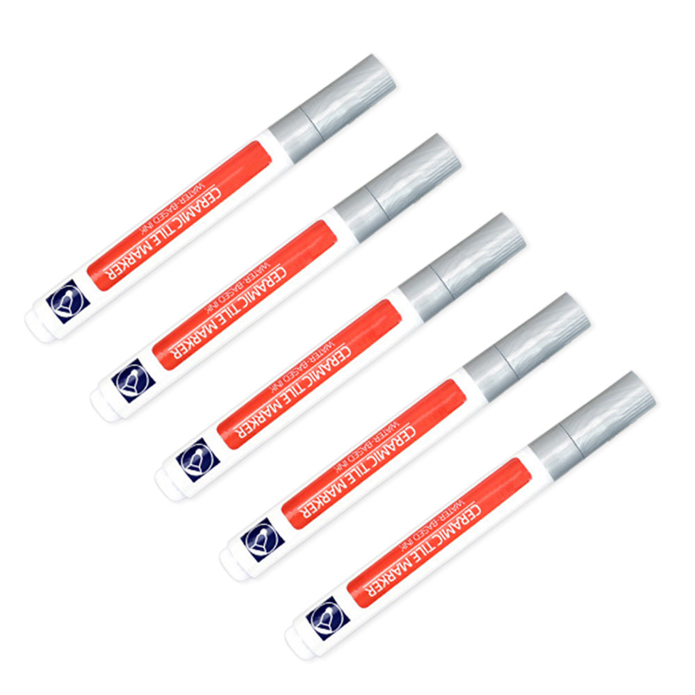 5Pcs Tile Grout Pens Water Resistance for Bathroom Floor Wall Gap Color Repair