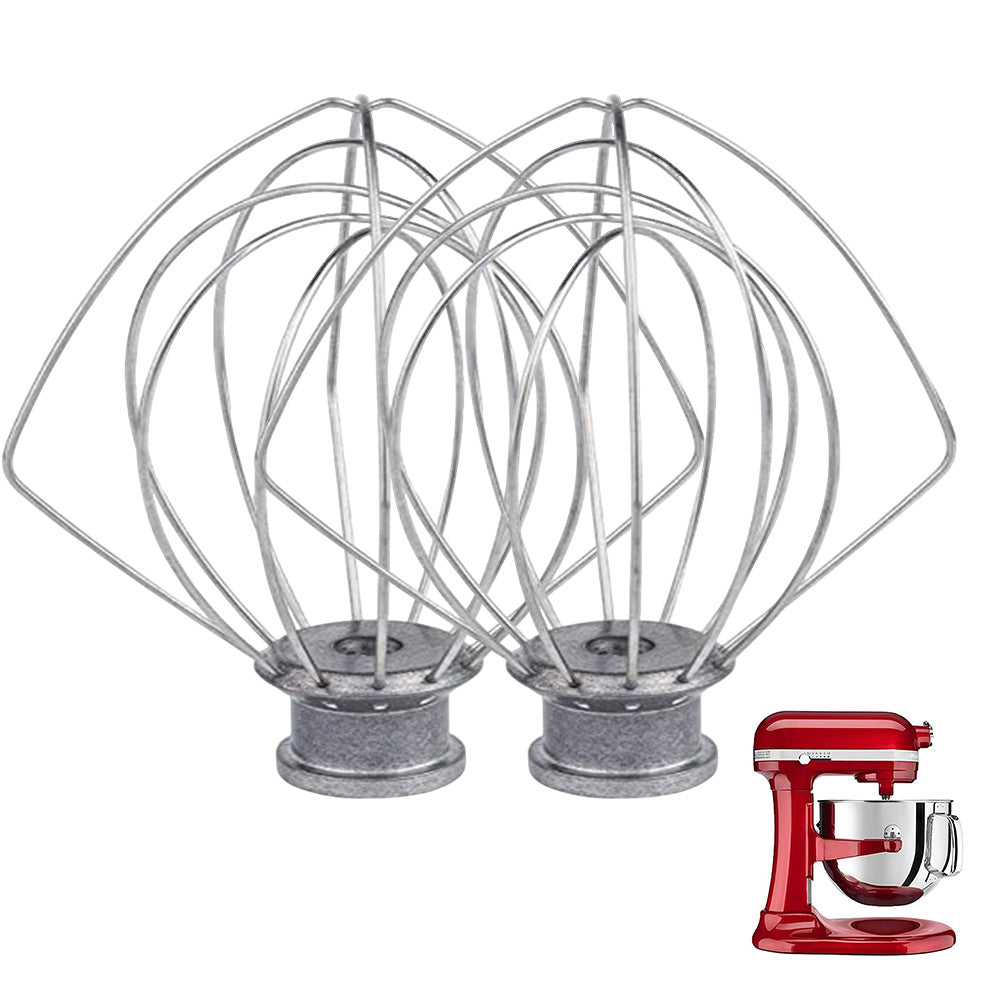 2XWire Whip Attachment Replacement for KitchenAid KSM90 K45 KSM150 Mixers