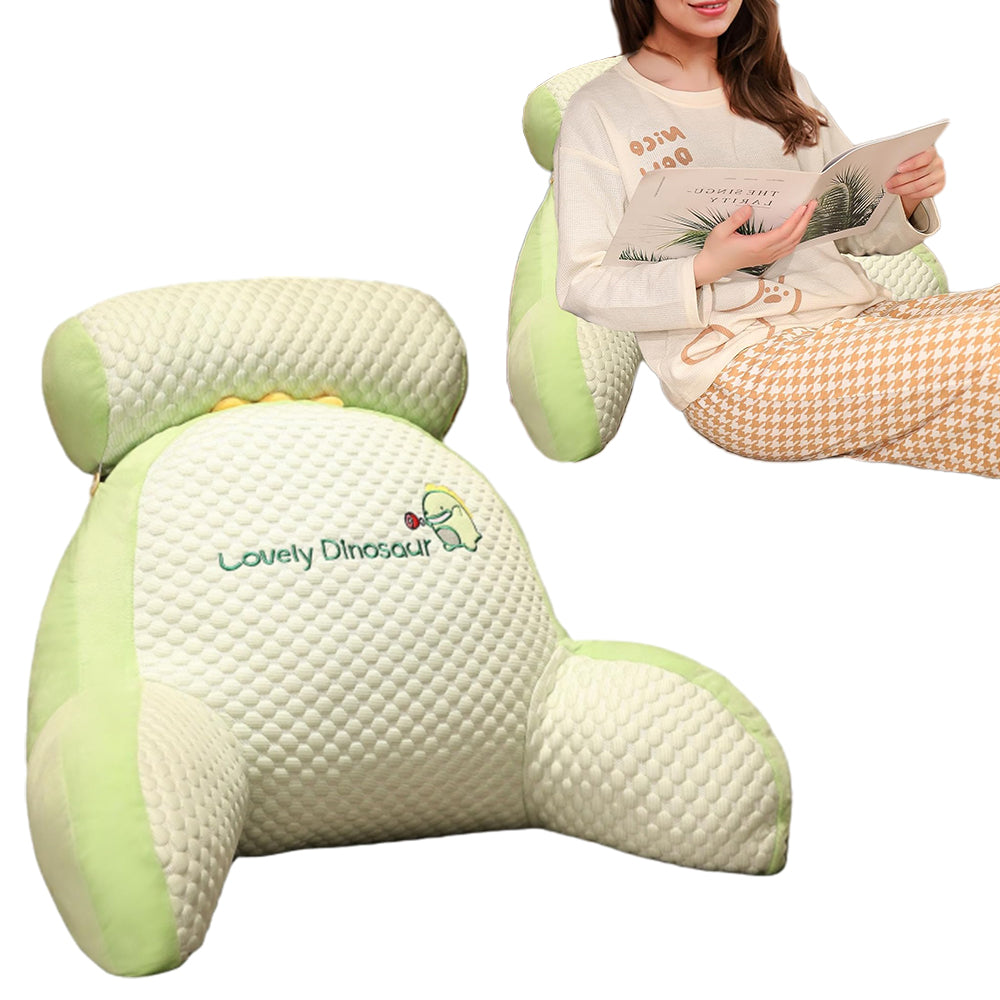 Bed Rest Pillow Neck Lumbar Support Seat Cushion with Arms