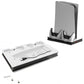 For PS5 Vertical Stand Cooling Fan with Dual Controller Charging Dock Station