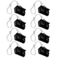 2X4Pcs Dust Cap Black Plug Cover Style Connectors for 50AMP Battery Caravan