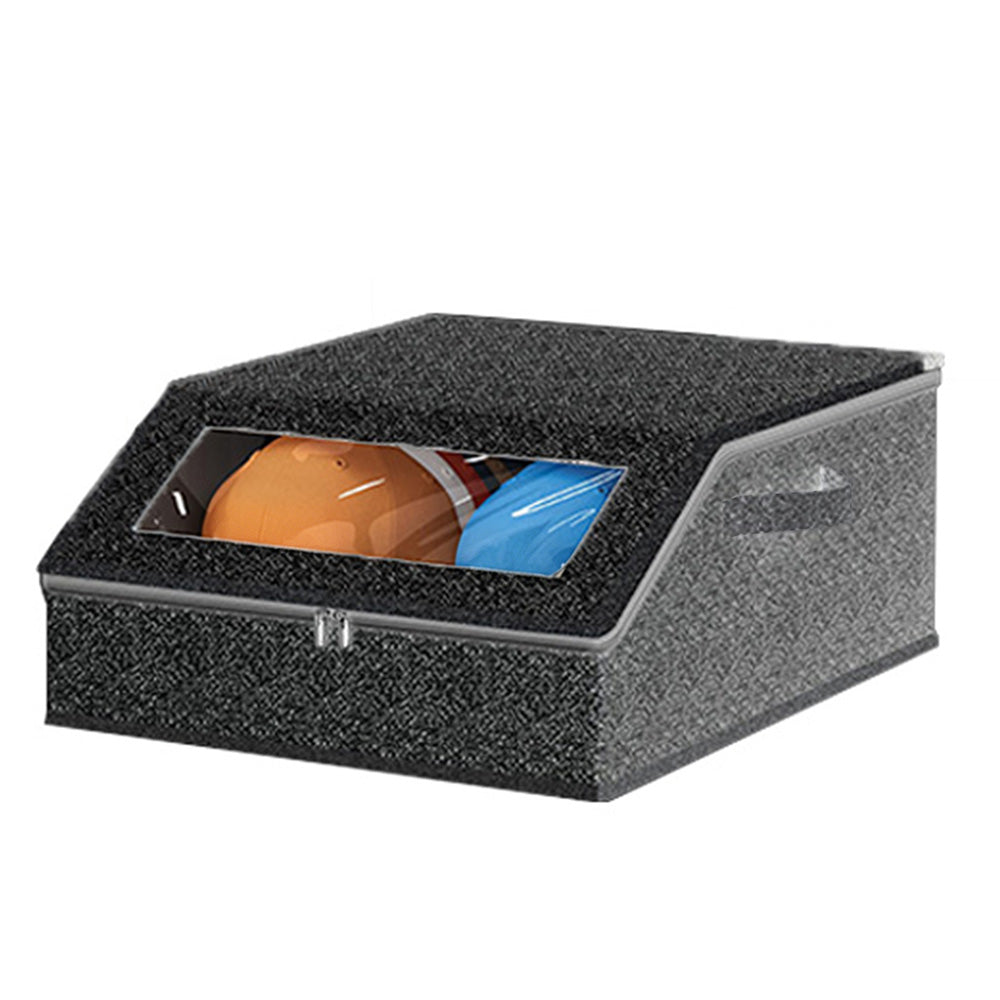 Large Capacity Hat Organizer Box Holds 30 Hats for Baseball Cap Wide Brim Cap
