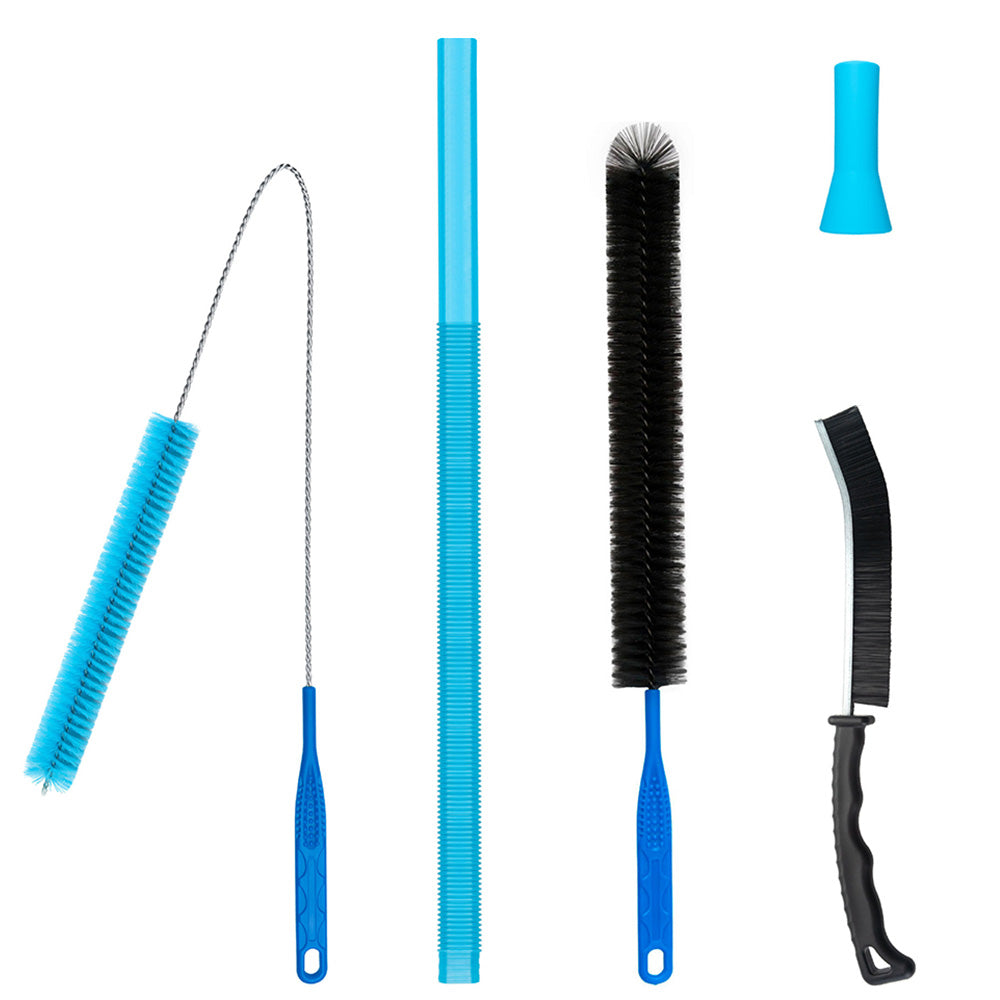 5Pcs Dryer Vent Cleaner Kit Flexible Lint Brush for Dryer Vacuum Fridge Air Conditioner