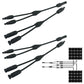 2Pcs Solar Y Connector for Cable Plug Inline Solar PV Panel