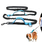 2 in 1 Hands Free Running Dog Leash for Walking Jogging
