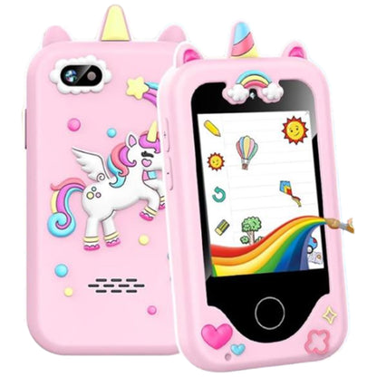 2.8Inch Touchscreen Kids Learning Play Toy Phone With Dual Camera Kids Smart Phone With 8G SD Card
