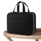 Travel Toiletry Bag with Waterproof Compartments and Hanging Hook