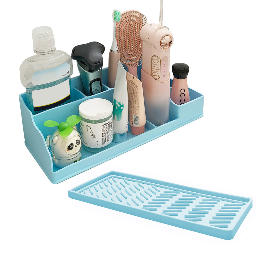 Silicone Toothbrush Holder Bathroom Organizer