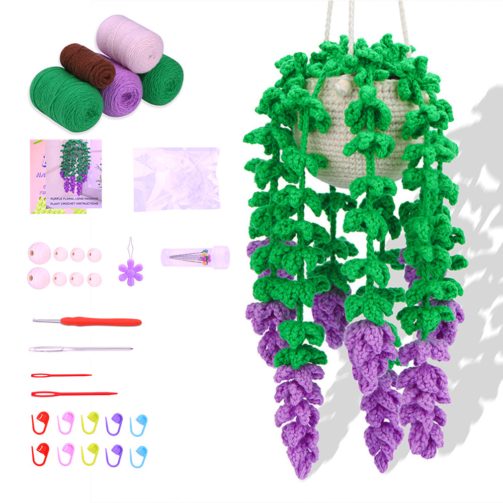 DIY Crochet Kit Crochet Hanging Plant Ornament