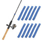 10Pcs Fishing Rod Straps Fishing Rod Clips for Casting Spinning Fly Rods