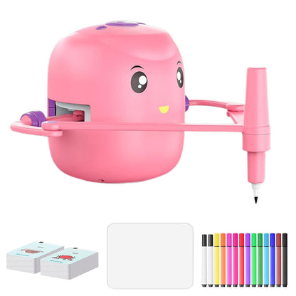 Educational Drawing Robot with 252 Cards Voice Interaction Robot for Boys Girls