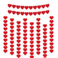 Felt Heart Garland Banner Decoration for Valentine's Weddings & Parties