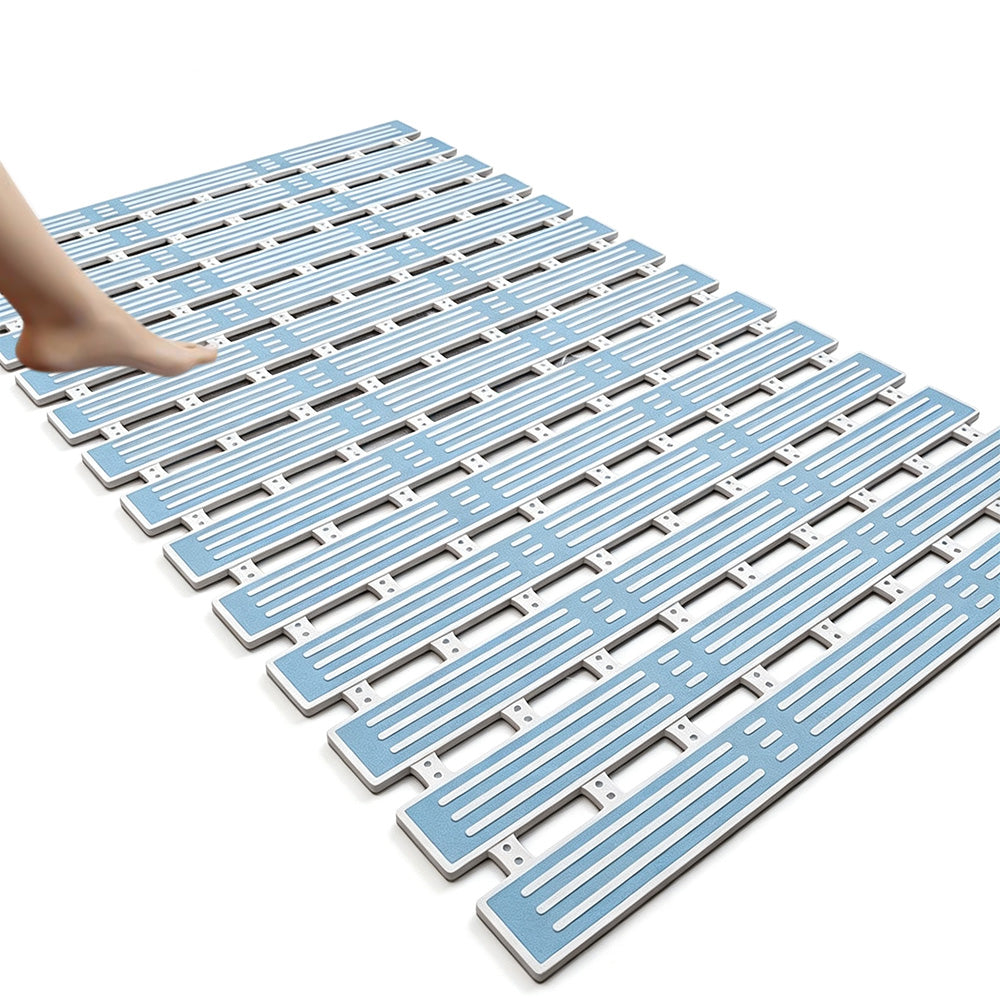 Non Slip Shower Mat with Suction Cups Bath Mat for Bathroom Kitchen Wet Floor