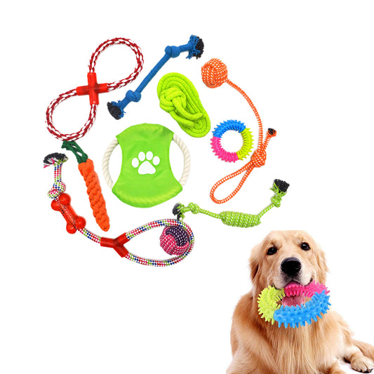 10Pcs Pet Chew Rope Toy