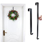 Adjustable Over The Door Wreath Hook Hanger for Christmas Wreath Decoration