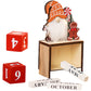 Santa Design Christmas Calendar Ornament-Gingerbread Man