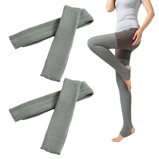 2Pcs Women Knitted Over Knee Long Boot Stocking