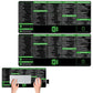 2Pcs Excel Shortcuts Office Mouse Pad Keyboard Mat