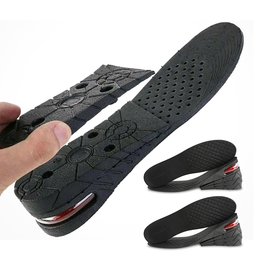 Height Increase Insoles Air Taller Cushion 1 Pair 4-Layer Heel Insert Insoles