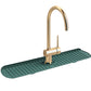Silicone Sink Mat Quick Dry Sink Splash Guard for Kitchen and Bathroom-Green