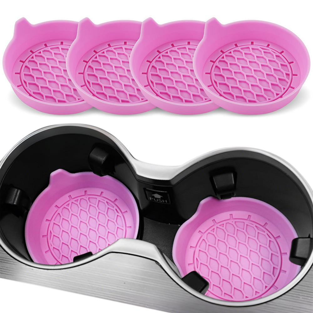 4PCS Universal Car Auto Cup Holder Anti Slip Insert Coaster Car Accessories