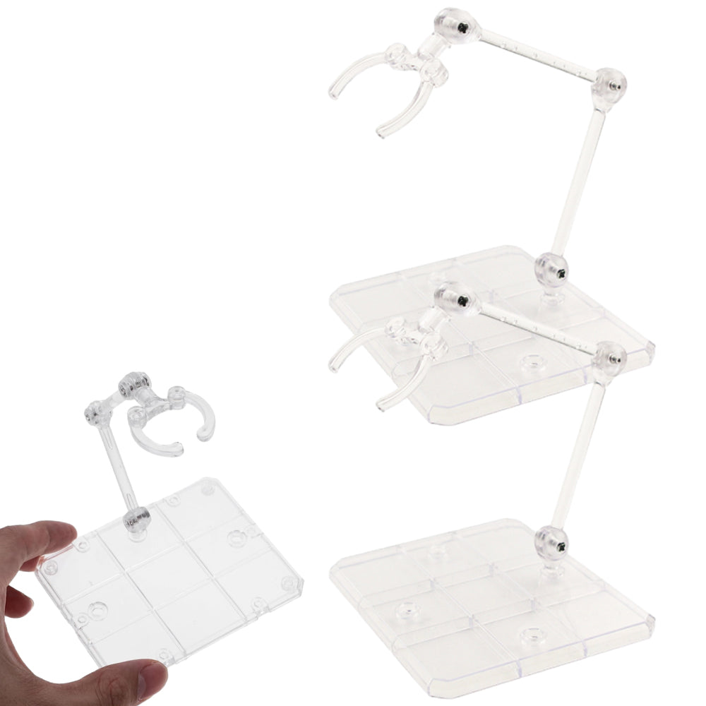 2Pcs Action Figure Display Holder Base Doll Model Support Stand