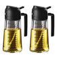 2X470ml Glass Oil Sprayer Bottle for Cooking Olive Oil Dispenser Kitchen Gadgets