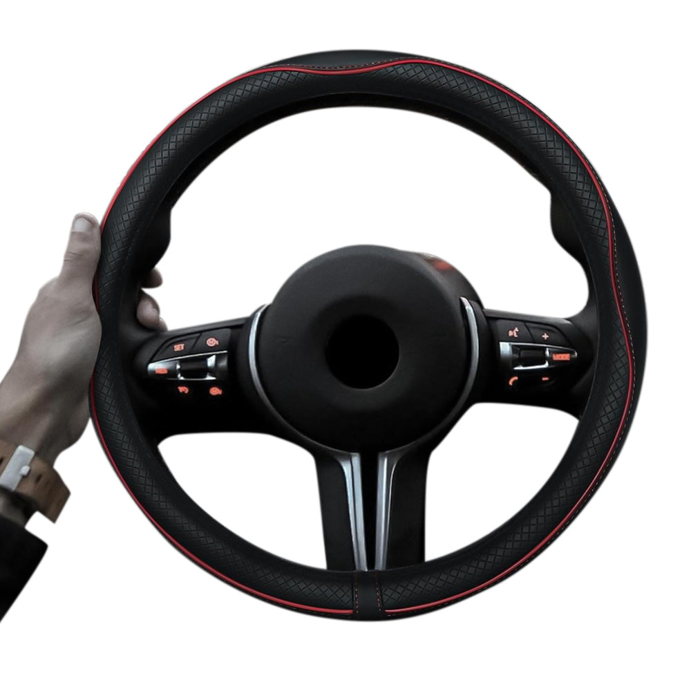 Breathable Microfiber Leather Steering Wheel Cover