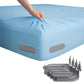 4PCS Invisible Bedsheet Clips Bed Sheet Holders With Lock Strips For Corners