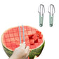 2Pcs 3-in-1 Stainless Steel Watermelon Fork Slicer