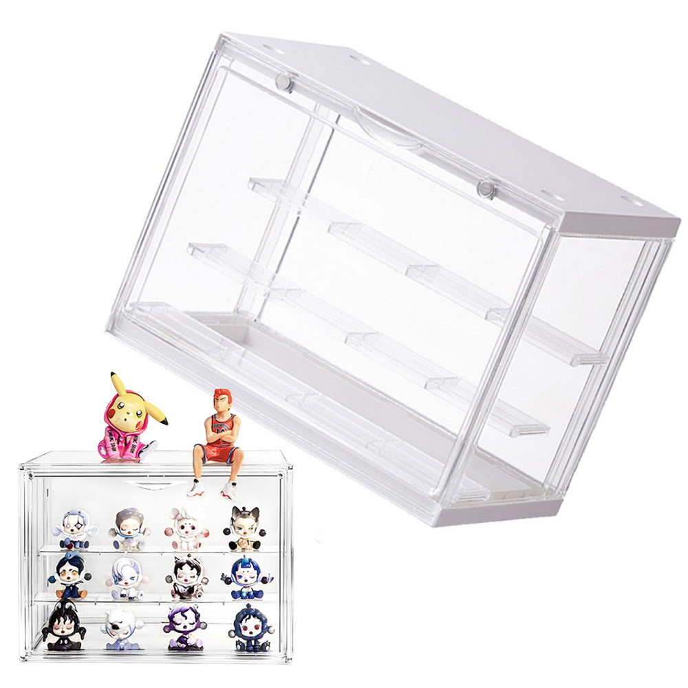Display Case for Mini Action Figures Dust Proof Collectibles Model Toys
