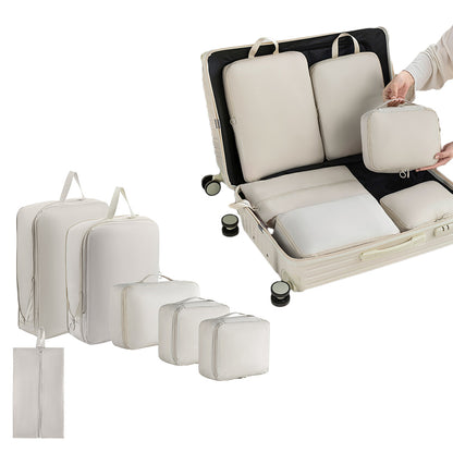 6-Piece Travel Luggage Packing Cubes Organizer Bags Set