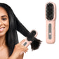 Rechargeable Cordless Hair Straightener Brush with LED Display