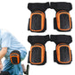 2 Pairs Knee Silicone Gel Pads For Security Work