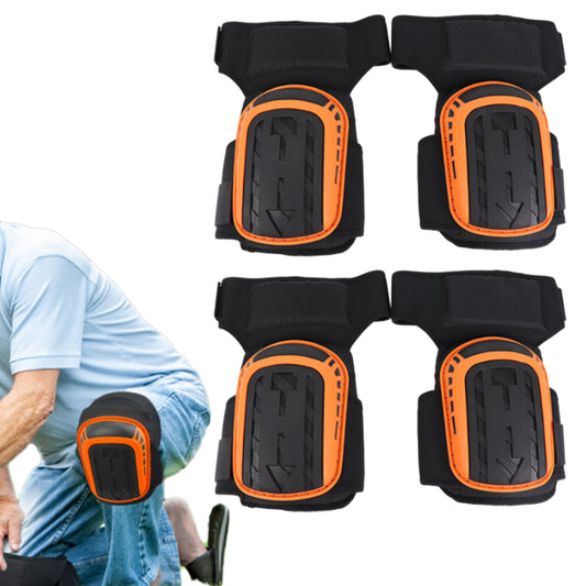 2 Pairs Knee Silicone Gel Pads For Security Work