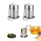 2Pcs Stainless Steel Fine Mesh Tea Strainer with Drip Tray