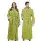 Winter Long Flannel Hooded Bath Robe