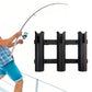 3 Tube Fishing Rod Holder Bracket Mounted Fishing Rack For Boats Garage Cooler