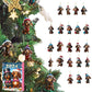 Christmas 24 Days Calendar Blind Box Collectible Christmas Funny Dog/Cow Set